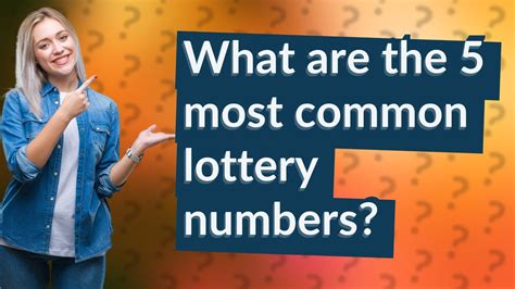 most common lotto numbers